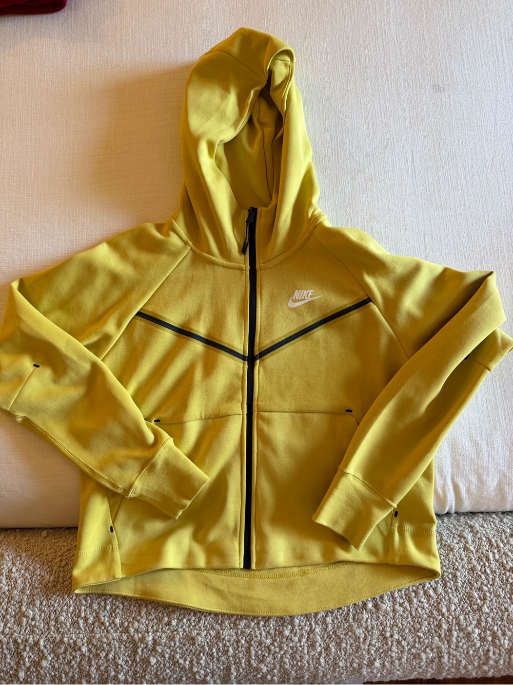 Nike Women’s Yellow Full-Zip Hoodie Jacket